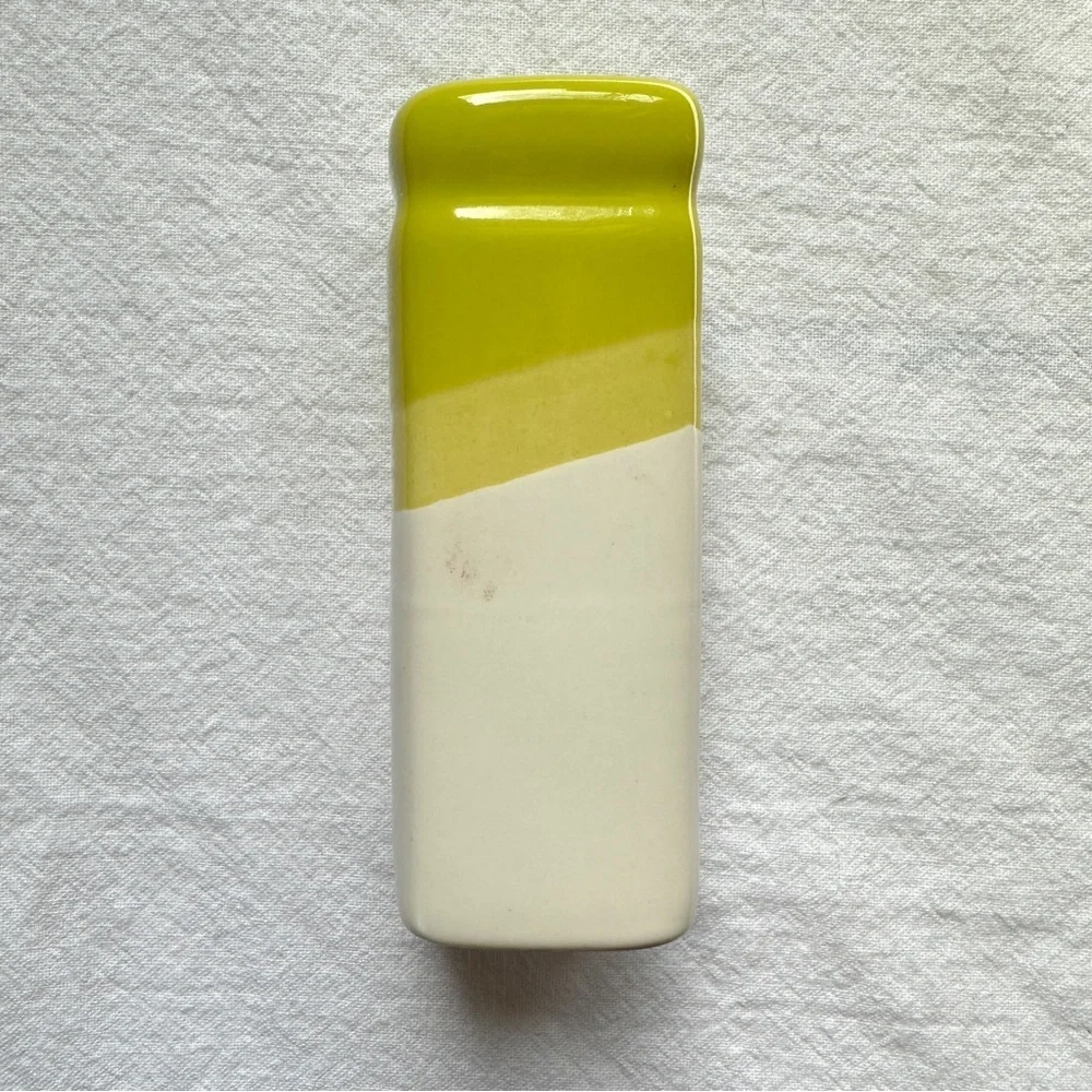 Green and White Ombré Pepper Shaker